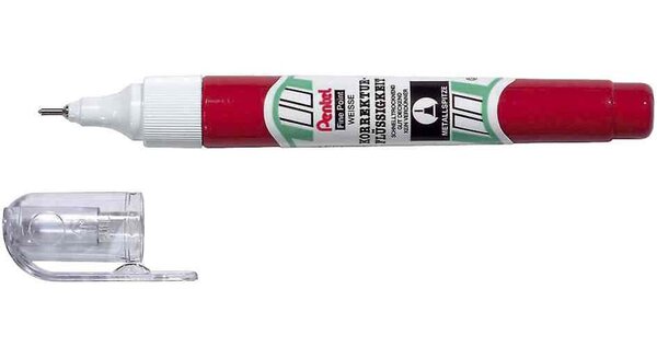 stylo correcteur Pentex Micro Pocket ZL63W  blanc PENTEL