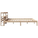 vidaXL Cadre de lit sans matelas 200x200 cm bois massif de pin