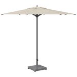 vidaXL Pied de parasol Aspect Bois Gris Foncé 45 x 45 x 31 5 cm