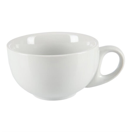 Tasses à cappuccino blanches 284ml olympia - vendues par 12 -  - porcelaine