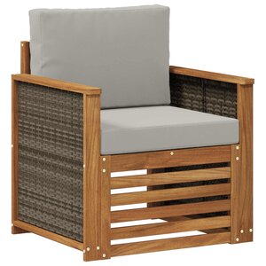 vidaXL Sofa de milieu extérieur Naturel
