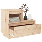 vidaXL Table de chevet 60x34x51 cm Bois de pin solide