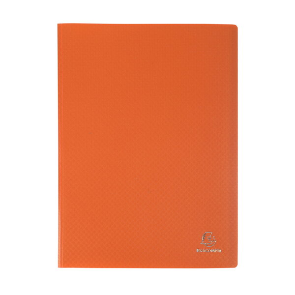 Protège-documents Polypropylène Semi-Rigide 24x32cm* - 40 vues  - Orange