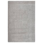 vidaXL Tapis shaggy antidérapant Gris clair 200x290 cm