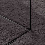 vidaXL Tapis HUARTE Anthracite 140 x 200 cm Polyester