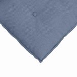 vidaXL Coussin de Dos Bleu 180 x 50 cm Tissu en velours côtelé