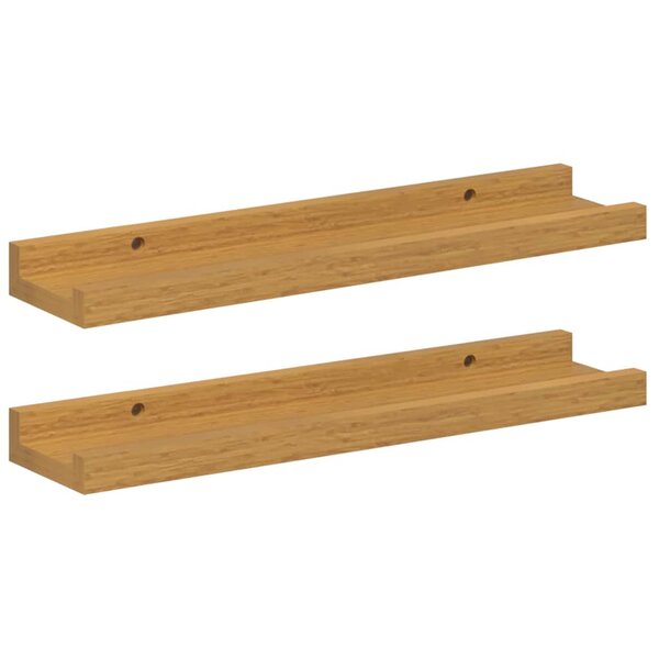 vidaXL Étagère Murale 2 pc Beige 40 x 9 x 3 cm Bois d'ingénierie