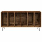 vidaXL Meuble à vinyles Bois ancien 100 x 38 x 48 cm Bois d'ingénierie