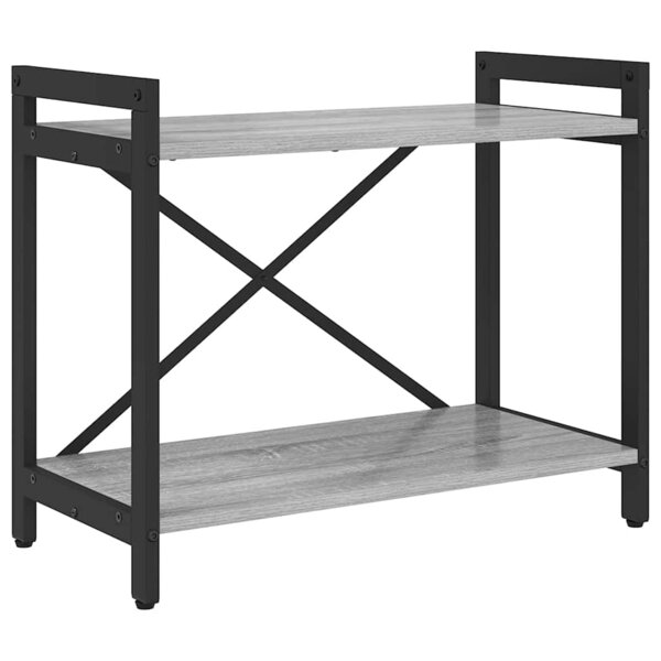 vidaXL Bibliothèque Sonoma gris 60 x 30 x 48.5 cm Bois d'ingénierie