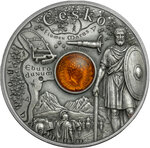 Monnaie CZECHIA Amber Route Argent 1$ Niue 2026 (PRÉCOMMANDE)