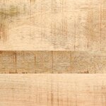 vidaXL Table de chevet 37x32x50 cm bois de manguier massif brut