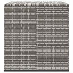 vidaXL Boîte à coussins de jardin Résine tressée 145x100x103 cm Gris