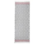 vidaXL Tapis Gris 100x300 cm Coton