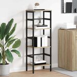 vidaXL Étagère Chêne Sonoma 40 x 29 5 x 115 cm Bois d'ingénierie