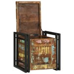 vidaXL Boîte de Rangement 40 x 40 x 40 cm Bois d'acacia massif