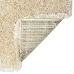 vidaXL Tapis shaggy à poils hauts Beige 160x230 cm 50 mm