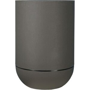 Bac à fleurs rond GRANIT TULIPE - Plastique Ø 50 cm - Gris