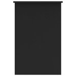 vidaXL Bureau Noir 100x50x76 cm Bois d’ingénierie