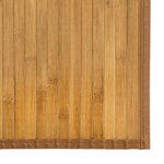 vidaXL Tapis carré naturel 100x100 cm bambou