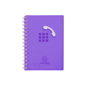 Répertoire / carnet d'adresses 9 x 13 cm - linicolor violet