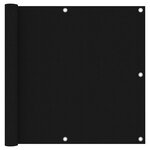 vidaXL Écran de balcon Noir 90x400 cm Tissu Oxford