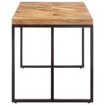 vidaXL Table à dîner 160x70x76 cm Bois massif d'acacia et de manguier