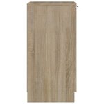 vidaXL Armoire à chaussures Chêne Sonoma 30x35x70 cm Bois d'ingénierie