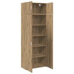 vidaXL Armoire de rangement 3 Pièces Chêne artisanal