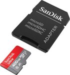 Carte mémoire Micro SD Sandisk Ultra Android 400Go Classe 10 + adaptateur SD