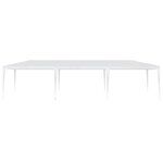 vidaXL Tente de réception 3x9 m PE Blanc