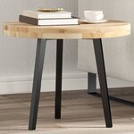 vidaXL Dessus de table rond Ø50x4 cm bois massif d'acacia