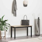 vidaXL banc Sonoma 80 x 35 x 45 cm Bois d'ingénierie