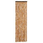 vidaXL Moustiquaire Ocre et blanc 56x185 cm Chenille