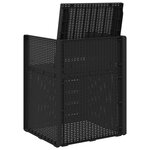 vidaXL Chaises de jardin salle à manger 2 Pièces Anthracite PP