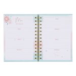 Agenda papier semainier - 2021 - 2022 - pastel - draeger paris