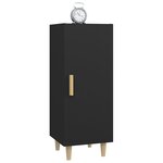 vidaXL Buffet Noir 34 5x34x90 cm Bois d'ingénierie