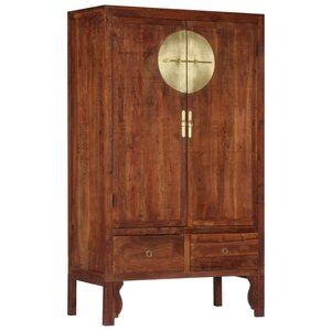 vidaXL Garde-robe 100 x 50 x 175 cm bois d'acacia massif