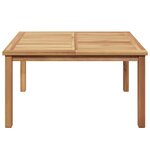 vidaXL Table basse Marron 85 x 85 x 45 cm Bois de teck massif