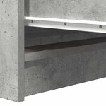 vidaXL Buffet gris béton 37 5x35x76 cm bois d'ingénierie