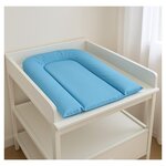 Matelas à langer 70x50 cm en PU -   réversible bleu