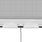 vidaXL Moustiquaire à rouleau pour fenêtres Blanc 100 x 170 cm