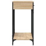 vidaXL Table console chêne sonoma 100x39x78 5 cm bois d'ingénierie