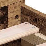 vidaXL Cadre de lit Bois ancien 75 x 190 cm Bois d'ingénierie
