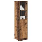 vidaXL Haut Armoire Bois Ancien 35 x 37 x 142 cm Bois d'ingénierie