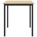 vidaXL Table de salle à manger / Table de repas MÉTAL