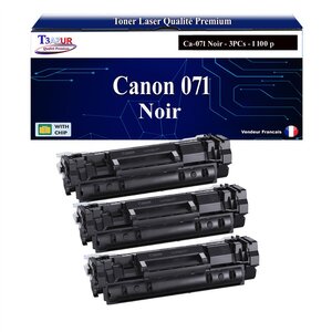 T3AZUR - 3x Toners compatibles avec Canon i-SENSYS LBP-122dw  MF-272dw  MF-275dw remplace Canon 057 Noir - 1 100 pages