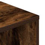 vidaXL Bibliothèque chêne fumé 34x31x112 cm bois d'ingénierie