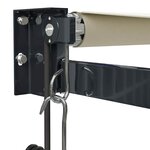 vidaXL Auvent rétractable automatique crème 3x2 5 m