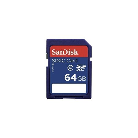 SANDISK 00114820  Carte mémoire SDXC- "Standard"- 64GB- Cl.4