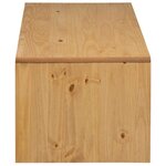 vidaXL Table basse SAUDA chêne 99x55x45 cm bois de pin massif